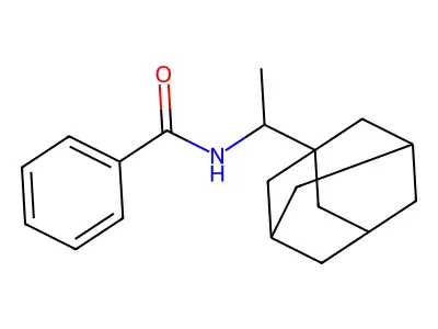N-(adamantanylethyl)benzamide structure