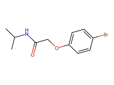 2-(4-Bromophenoxy)-N-isopropylacetamide structure