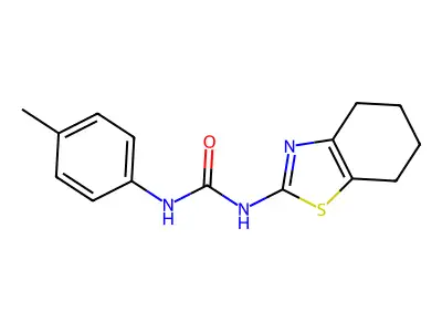 1-(4-Methylphenyl)-3-(4,5,6,7-tetrahydro-1,3-benzothiazol-2-yl)urea structure