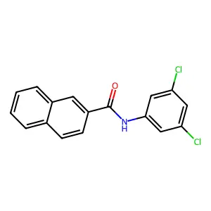 N-(3,5-dichlorophenyl)naphthalene-2-carboxamide structure