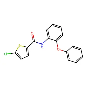 5-chloro-N-(2-phenoxyphenyl)thiophene-2-carboxamide structure
