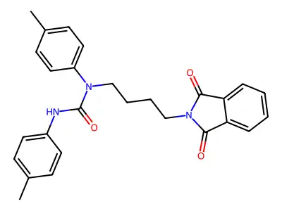 1-(4-(1,3-Dioxoisoindolin-2-yl)butyl)-1,3-di-p-tolylurea structure