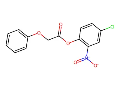4-Chloro-2-nitrophenyl 2-phenoxyacetate structure