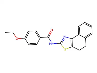 N-(4,5-dihydronaphtho[1,2-d]thiazol-2-yl)-4-ethoxybenzamide structure