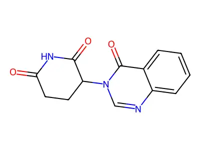 3-(4-oxo-3,4-Dihydroquinazolin-3-yl)-2,6-piperidinedione structure