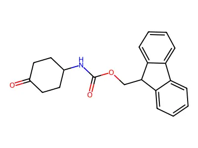 4-N-Fmoc-amino-cyclohexanone structure