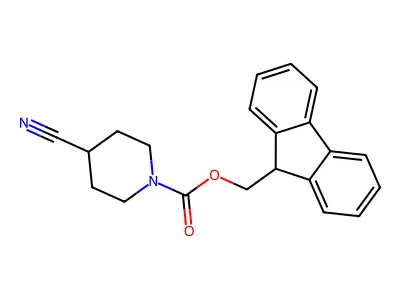 4-Cyano-1-N-Fmoc-piperidine structure