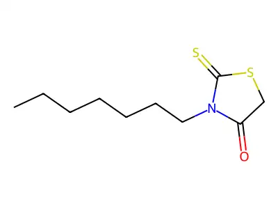 3-Heptyl-2-thioxo-1,3-thiazolidin-4-one structure