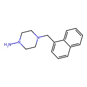 4-(Naphthalen-1-ylmethyl)piperazin-1-amine structure