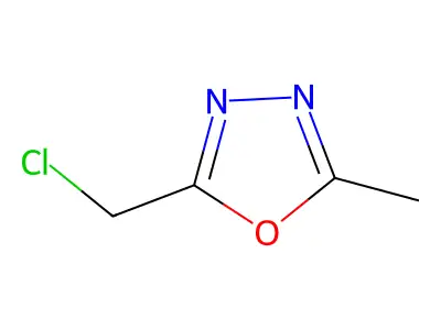2-(Chloromethyl)-5-methyl-1,3,4-oxadiazole structure