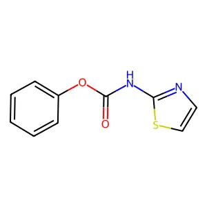 phenyl N-(1,3-thiazol-2-yl)carbamate structure