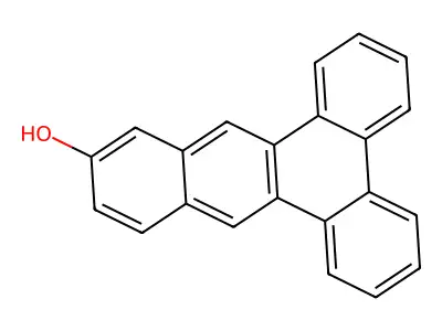 Benzo(b)triphenylen-11-ol structure