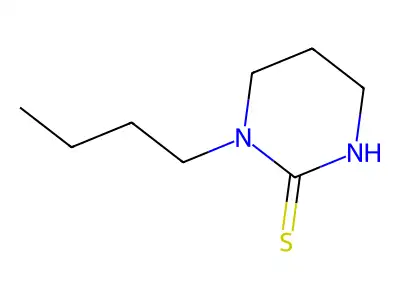 1-Butyltetrahydro-2(1H)-pyrimidinethione structure