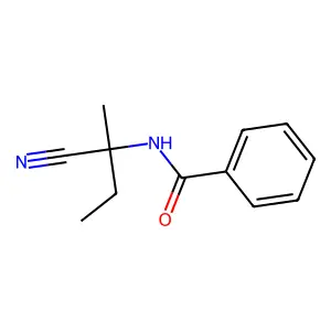 N-(1-Cyano-1-methylpropyl)benzamide structure