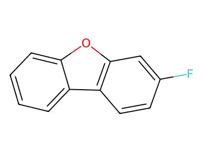 3-Fluorodibenzofuran structure