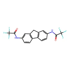 Acetamide, N,N'-fluoren-2,7-ylenebis(trifluoro- structure