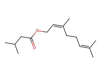 异戊酸橙花酯 structure