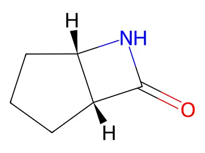 6-Azabicyclo(3.2.0)heptan-7-one structure