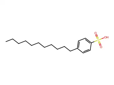 十一烷基苯磺酸 structure