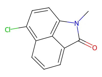 9-Chloro-2-methyl-2-azatricyclo[6.3.1.0,4,12]dodeca-1(11),4(12),5,7,9-pentaen-3-one structure