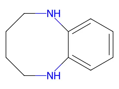 1,2,3,4,5,6-Hexahydro-1,6-benzodiazocine structure