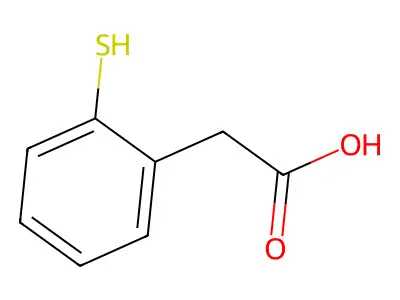 2-Mercaptophenylacetic acid structure