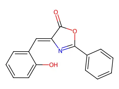 4-[(2-Hydroxyphenyl)methylidene]-2-phenyl-1,3-oxazol-5-one structure
