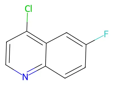4-Chloro-6-fluoroquinoline structure