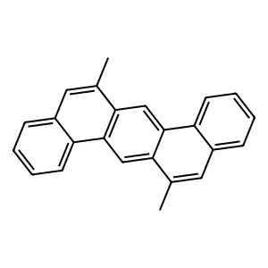 Dibenz(a,h)anthracene, 6,13-dimethyl- structure