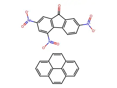 Pyrene; 2,4,7-trinitrofluoren-9-one structure