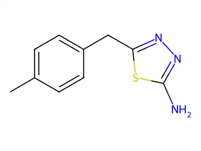 5-(4-Methylbenzyl)-1,3,4-thiadiazol-2-amine structure