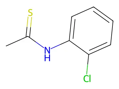 N-(2-chlorophenyl)ethanethioamide structure