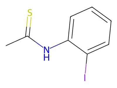Ethanethioamide, N-(2-iodophenyl)- structure