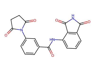 N-(1,3-dioxoisoindolin-4-yl)-3-(2,5-dioxopyrrolidin-1-yl)benzamide structure