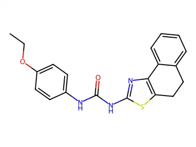 1-(4,5-Dihydronaphtho[1,2-d]thiazol-2-yl)-3-(4-ethoxyphenyl)urea structure