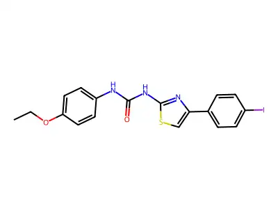 1-(4-Ethoxyphenyl)-3-[4-(4-iodophenyl)-1,3-thiazol-2-yl]urea structure