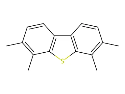 Dibenzothiophene, 3,4,6,7-tetramethyl- structure