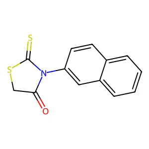 3-(2-Naphthalenyl)-2-thioxo-4-thiazolidinone structure
