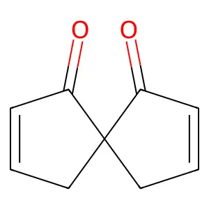 Spiro[4.4]nona-2,7-diene-1,6-dione structure