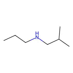 (2-Methylpropyl)(propyl)amine structure
