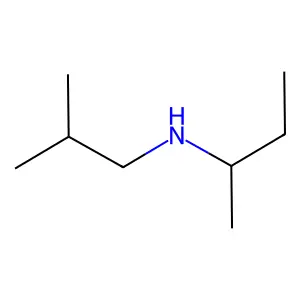 N-(2-Methylpropyl)-2-butanamine structure