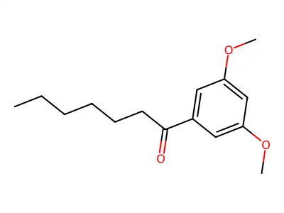 1-(3,5-Dimethoxyphenyl)heptan-1-one structure