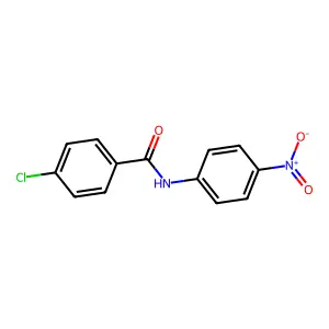 4-chloro-N-(4-nitrophenyl)benzamide structure