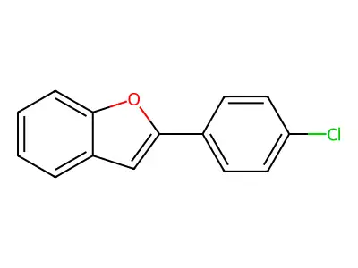 2-(4-Chlorophenyl)-1-benzofuran structure