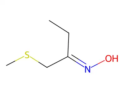 2-Butanone, 1-(methylthio)-, oxime structure