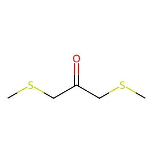 2-Propanone, 1,3-bis(methylthio)- structure
