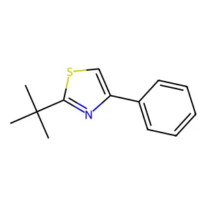 2-tert-Butyl-4-phenylthiazole structure