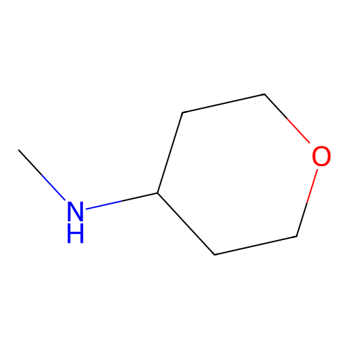4-(Methylamino)tetrahydro-2H-pyran structure