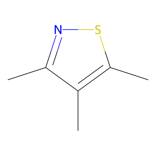 Isothiazole, trimethyl- structure