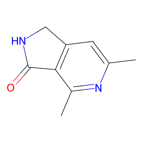 4,6-Dimethyl-3-pyrrolino[3,4-c]pyridin-3-one structure